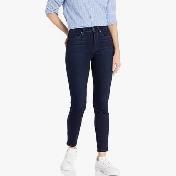 PAIGE Hoxton High Rise Ultra Skinny Fit Ankle Jeans Size: 24 - Picture 1 of 6